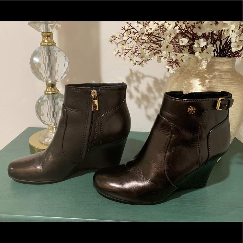 Tory Burch Leather Booties Size 6.5M